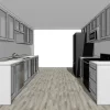 Galley Kitchen 10×10 White Shaker